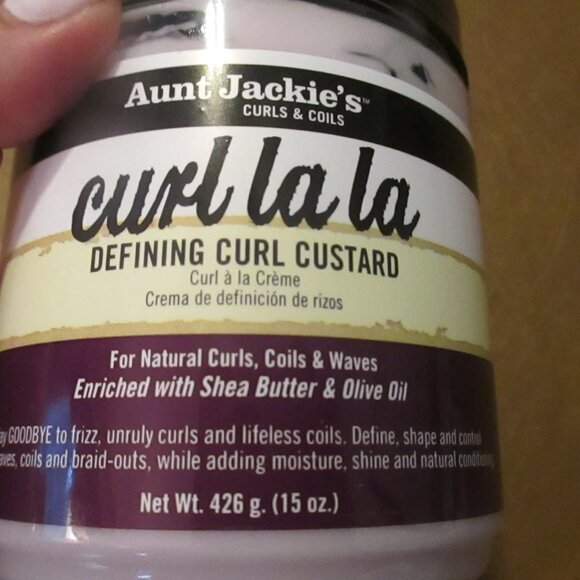 New Aunt Jackie's Curl La La, Lightweight Curl Defining Custard, Enriched 15 oz - Picture 4 of 4